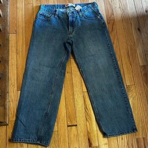Levi's 550 Size 32x27 Relaxed Fit Cotton Jeans Straight Medium Wash Men's